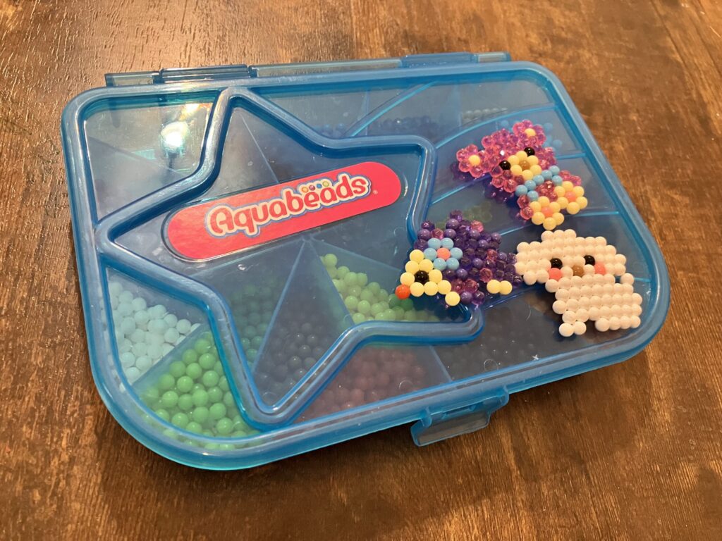 アクアビーズと作品